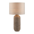 Modern European furniture - Beige Linen Ceramic Table Lamp - www.oroa.com