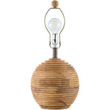Modern European furniture - Natural Acacia Accent Table Lamp - www.oroa.com