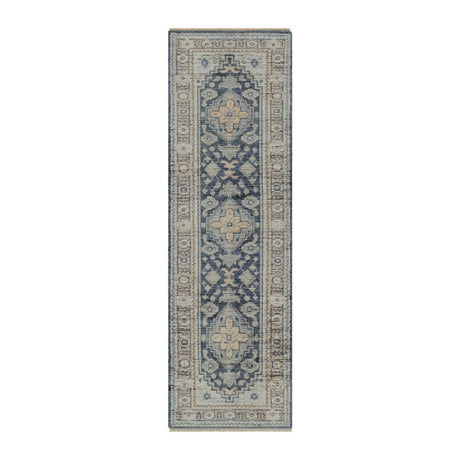 Modern furniture - Fringed Wool Printed Table Runner - www.oroa.com
