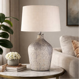 Modern European furniture - Distressed Taupe Glass Table Lamp - www.oroa.com