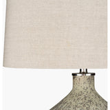 Modern European furniture - Distressed Taupe Glass Table Lamp - www.oroa.com