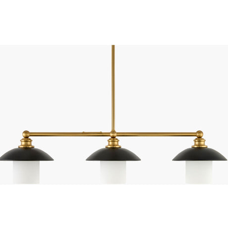 Modern European furniture - Black Iron 3-Light Chandelier - www.oroa.com