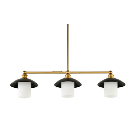 Modern European furniture - Black Iron 3-Light Chandelier - www.oroa.com