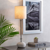 Modern European furniture - White Linen Floor Lamp - www.oroa.com