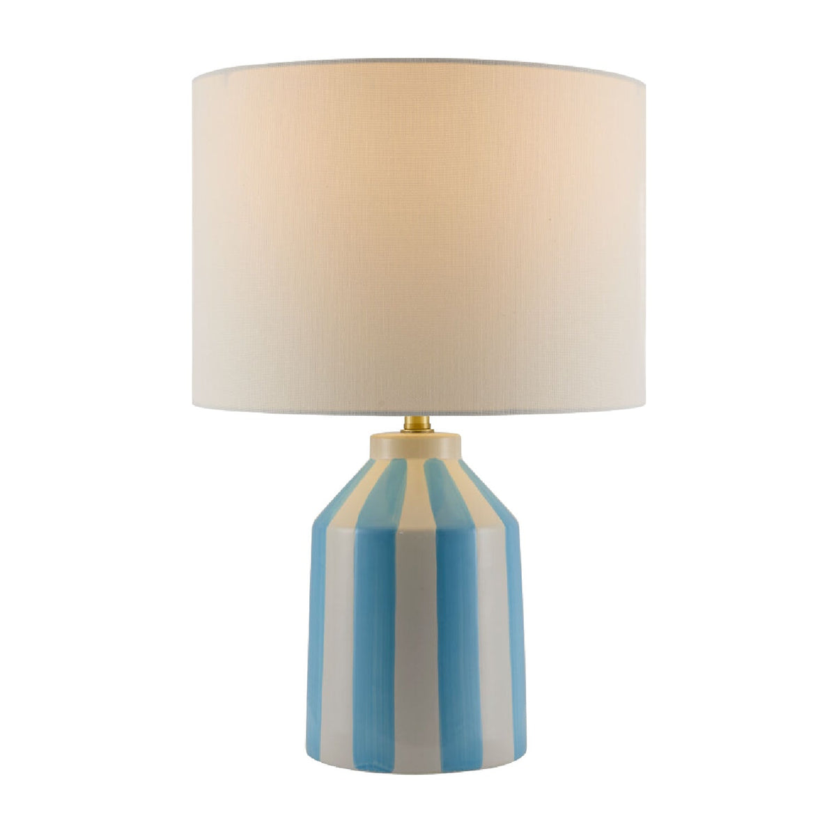 Modern European furniture - Vertical Lined Ceramic Table Lamp - www.oroa.com