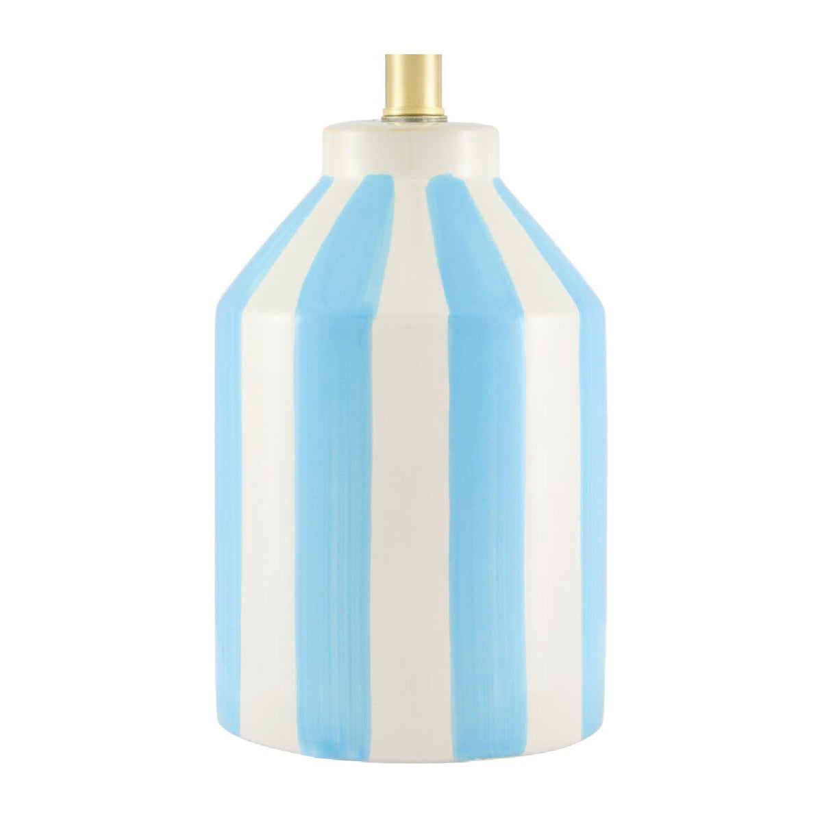 Modern European furniture - Vertical Lined Ceramic Table Lamp - www.oroa.com