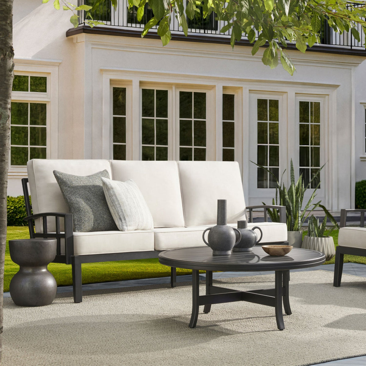 Modern European furniture - Hourglass Ceramic Garden Stool - www.oroa.com