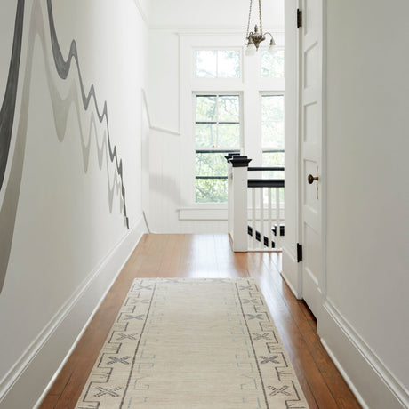 Modern European furniture - Cream Wool Blend Table Runner - www.oroa.com