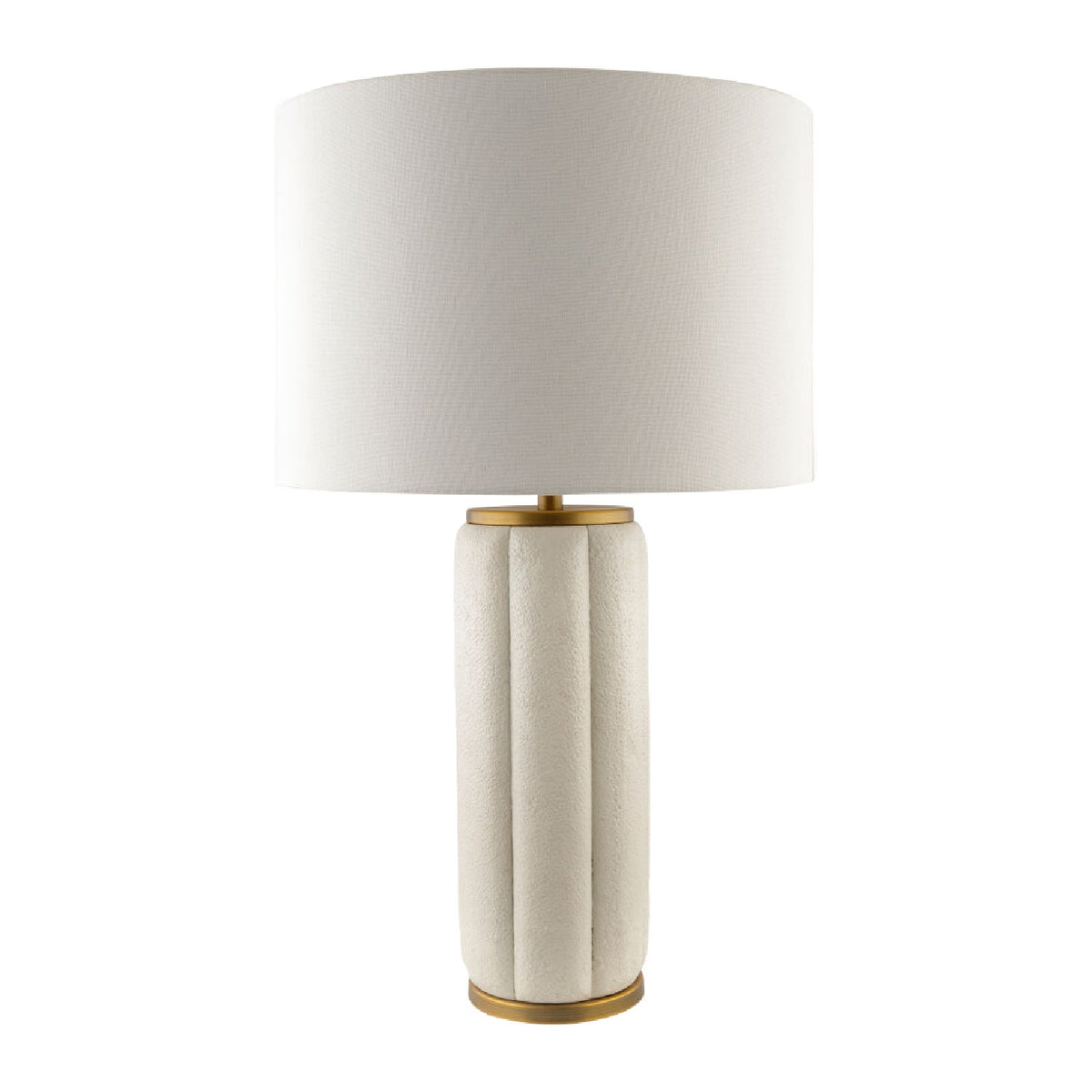 Modern European furniture - Modern White Linen Table Lamp - www.oroa.com
