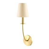 Modern European furniture - White Linen Wall Lamp - www.oroa.com