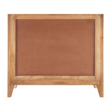 Modern European furniture - Reeded Mango Wood Cabinet - www.oroa.com