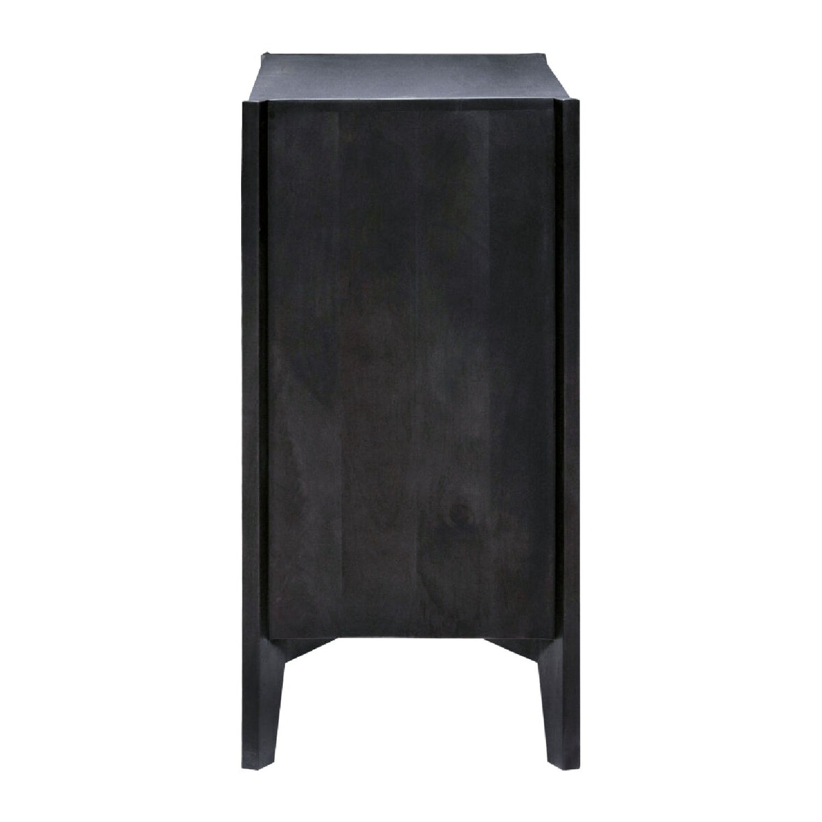 Modern European furniture - Reeded Mango Wood Cabinet - www.oroa.com