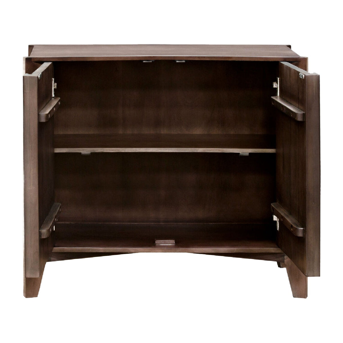 Modern European furniture - Reeded Mango Wood Cabinet - www.oroa.com