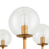 Modern European furniture - 5-Light Clear Glass Chandelier - www.oroa.com