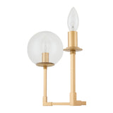 Modern European furniture - 5-Light Clear Glass Chandelier - www.oroa.com