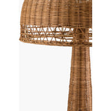 Modern European furniture - Natural Rattan Dome Floor Lamp - www.oroa.com