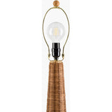 Modern European furniture - Natural Rattan Dome Floor Lamp - www.oroa.com