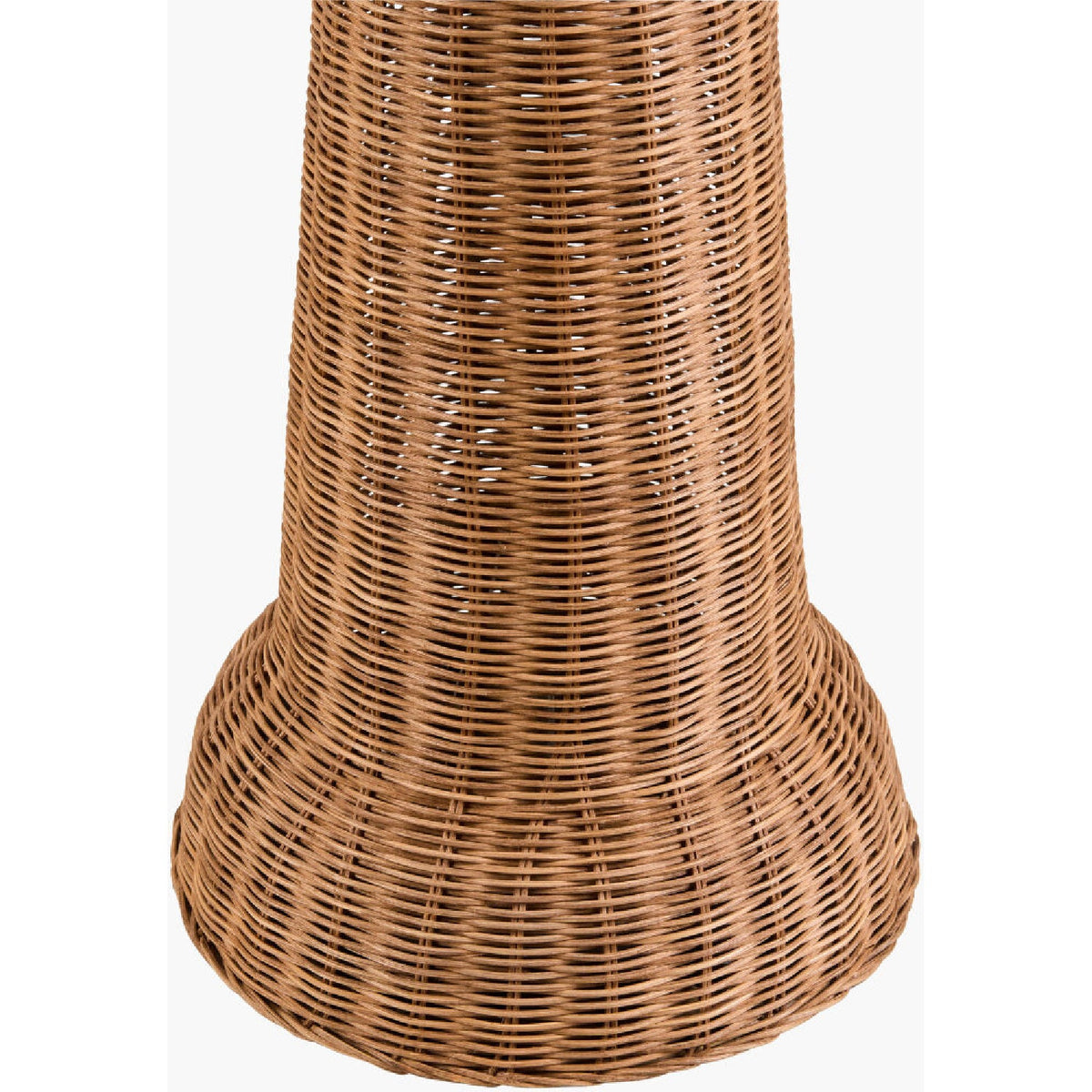 Modern European furniture - Natural Rattan Dome Floor Lamp - www.oroa.com