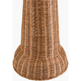 Modern European furniture - Natural Rattan Dome Floor Lamp - www.oroa.com