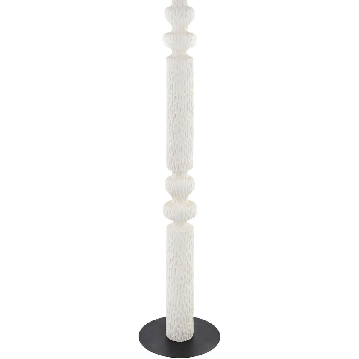 Modern European furniture - Lacquered White Accent Floor Lamp - www.oroa.com