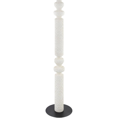 Modern European furniture - Lacquered White Accent Floor Lamp - www.oroa.com