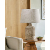Modern European furniture - Gray Ceramic Table Lamp - www.oroa.com