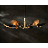 Modern European furniture - Black Metal Shades 6-Light Chandelier - www.oroa.com 