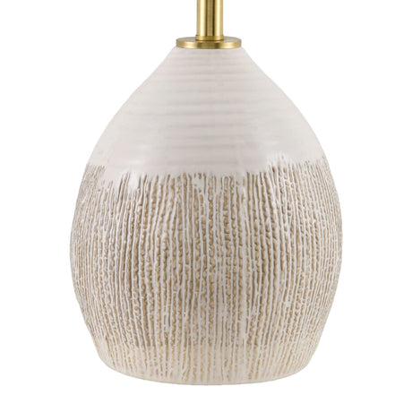Modern European furniture - Red Patterned Fabric Table Lamp - www.oroa.com