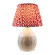 Modern European furniture - Red Patterned Fabric Table Lamp - www.oroa.com