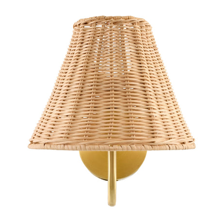 Modern European furniture - Rattan Shade Wall Lamp - www.oroa.com