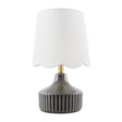 Modern European furniture - Scalloped Jute Table Lamp - www.oroa.com