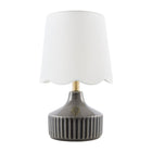 Modern European furniture - Scalloped Jute Table Lamp - www.oroa.com