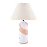 Modern European furniture - Painted Two-Toned Table Lamp - www.oroa.com