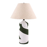 Modern European furniture - Painted Two-Toned Table Lamp - www.oroa.com