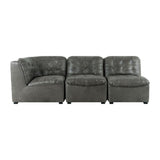 Modern European furniture - Tufted Modular Sofa - www.oroa.com