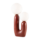 Modern European furniture - Double Round Glass Table Lamp S - www.oroa.com