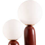 Modern European furniture - Double Round Glass Table Lamp S - www.oroa.com