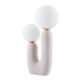 Modern European furniture - Double Round Glass Table Lamp S - www.oroa.com