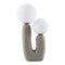 Modern European furniture - Double Round Glass Table Lamp S - www.oroa.com