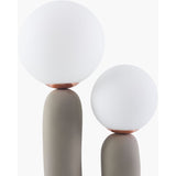 Modern European furniture - Double Round Glass Table Lamp S - www.oroa.com