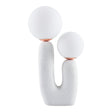 Modern European furniture - Double Round Glass Table Lamp S - www.oroa.com