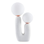 Modern European furniture - Double Round Glass Table Lamp S - www.oroa.com
