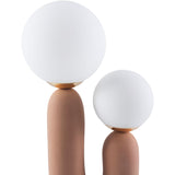 Modern European furniture - Double Round Glass Table Lamp L - www.oroa.com