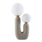 Modern European furniture - Double Round Glass Table Lamp L - www.oroa.com