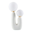Modern European furniture - Double Round Glass Table Lamp L - www.oroa.com