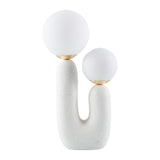 Modern European furniture - Double Round Glass Table Lamp L - www.oroa.com