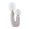 Modern European furniture - Double Round Glass Table Lamp L - www.oroa.com