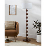 Modern European furniture - Wood Veneer Accent Floor Lamp - www.oroa.com