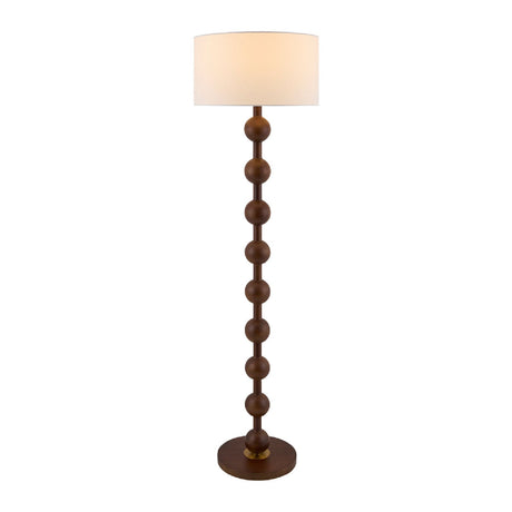 Modern European furniture - Wood Veneer Accent Floor Lamp - www.oroa.com
