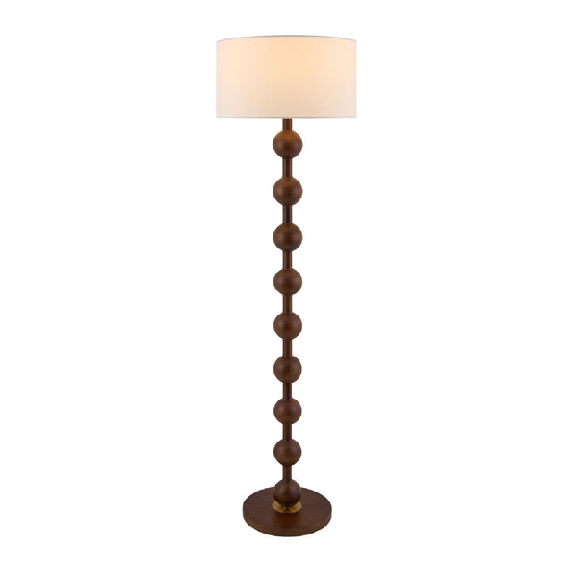 Modern European furniture - Wood Veneer Accent Floor Lamp - www.oroa.com